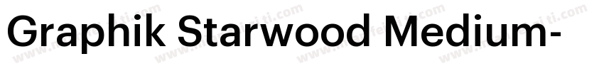 Graphik Starwood Medium字体转换